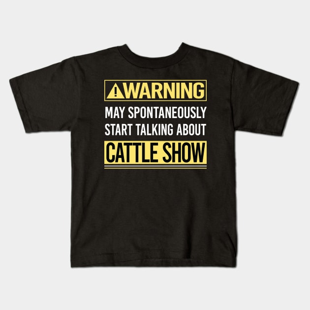 Cattle Show Kids T-Shirt by relativeshrimp